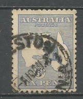 AUSTRALIA YVERT NUM. 8 USADO PERFORADO -TIENE UNA ROTURA PARTE INFERIOR- VALOR CATALOGO 30 EUROS PERFORE PERFORATED - Gebraucht