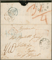 Baden - Vorphilatelie: 1838, Vollständiger Trauerbrief Ab Baden-Baden 31.Juli 18 - Prephilately