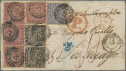 Baden - Marken Und Briefe: 1862, DESTINATION VENEZUELA: 9 Kr. Karmin, Senkrechte - Otros & Sin Clasificación