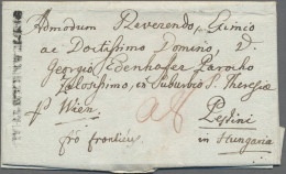 Bayern - Vorphilatelie: 1787, "DE FRANKENTHAL", Seltener L1 Auf Taxiertem Faltbr - [Voorlopers