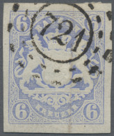 Bayern - Marken Und Briefe: 1867, 6 Kr Staatswappen Mittelultramarin, Allseits M - Otros & Sin Clasificación