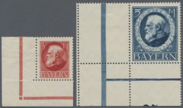 Bayern - Marken Und Briefe: 1914, 3 M Und 5 M Ludwig III Jeweils Als Postfrische - Altri & Non Classificati