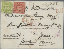 Bayern - Social Philately: BAYERN-FRANKREICH, ZWEITES GEWICHT UNTER CHARGÉ NACH - Other & Unclassified