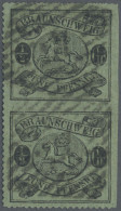 Braunschweig - Marken Und Briefe: 1864, ½ Gr./5 Pfg. Schwarz Auf Graugrün Mit Bo - Braunschweig