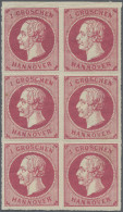 Hannover - Marken Und Briefe: 1864, 1 Gr. Rotkarmin, Rosa Gummierung, Senkrechte - Hannover