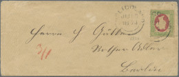 Helgoland - Marken Und Briefe: 1874, 1½ Sch. Hellgrün/karmin, Noch Gut Gezähnt, - Heligoland