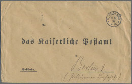 Helgoland - Marken Und Briefe: 1899 Einkreisstempel "HELGOLAND 10 10 99 4-5N" Au - Heligoland