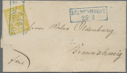 Oldenburg - Marken Und Briefe: 1861, 3 Gr. Gelb, Farbfrisch Und Allseits Gut Ger - Oldenbourg