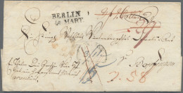 Preußen - Vorphilatelie: 1817, L2 "BERLIN" Auf Geld-Begleitbrief, Früher Beleg M - Prefilatelia