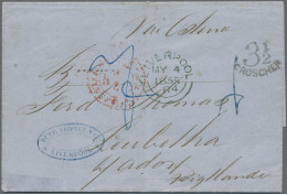 Preußen - Vorphilatelie: 1855, INCOMING MAIL, Firmen-Brief Aus "LIVERPOOL MY 4 1 - [Voorlopers