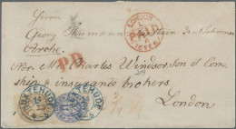 Preußen - Marken Und Briefe: 1862/1867, 2 Sgr Ultramarin U. 3 Sgr Ockerbraun, Je - Andere & Zonder Classificatie