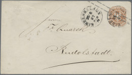 Preußen - Ganzsachen: 1867, Umschlag 9 Kr Braun Mit Sehr Seltenem K1 "EIBELSHAUS - Otros & Sin Clasificación