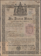 Preußen - Besonderheiten: 1853, Großformatiger Reisepass Für Einen Reisenden Aus - Otros & Sin Clasificación