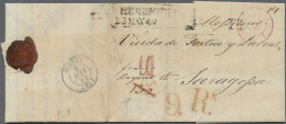 Sachsen - Vorphilatelie: 1840, R2 "HERNNHUTH 25 MAY 40" Mit Handschriftlichem "F - Prefilatelia