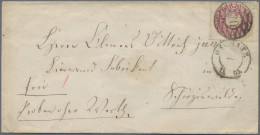 Sachsen - Marken Und Briefe: 1865, 1 Ngr Wappen In Ausgabentypischer Zähnung Mit - Saxe