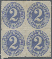 Schleswig-Holstein - Marken Und Briefe: 1865, 2 S Grauultramarin, Ungebrauchter - Altri & Non Classificati