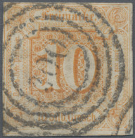 Thurn & Taxis - Marken Und Briefe: 1859, 10 Sgr Orange, Farbfrisches Luxus-Exemp - Altri & Non Classificati