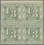 Thurn & Taxis - Marken Und Briefe: 1863, ⅓ Sgr Dunkelgelblichgrün, Voll- Bis Bre - Otros & Sin Clasificación