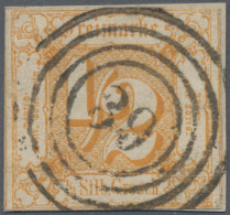 Thurn & Taxis - Marken Und Briefe: 1862, ½ Sgr Orange, Allseits Voll- Bis Breitr - Otros & Sin Clasificación