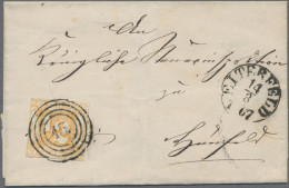 Thurn & Taxis - Nummernstempel: "15" (Eiterfeld), Zentrisch U. Klar Auf ½ Sgr Or - Other & Unclassified