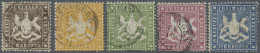 Württemberg - Marken Und Briefe: 1861, Wappen 1 - 18 Kr, Je Gestempelt, Optisch - Sonstige & Ohne Zuordnung