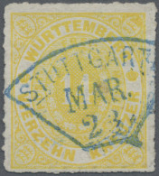 Württemberg - Marken Und Briefe: 1869, 14 Kr. Zitronengelb, Farbfrisch, Tadellos - Otros & Sin Clasificación