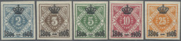 Württemberg - Marken Und Briefe: 1906, 2 Pf - 25 Pf Dienstmarken Krönchenaufdruc - Altri & Non Classificati