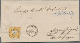 Württemberg - Postablagen: 1861, V.WEILIMDORF Handschriftlich Von Der Postablage - Otros & Sin Clasificación
