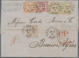 Norddeutscher Bund - Marken Und Briefe: 1871, DESTINATION BUENOS AIRES/ARGENTINI - Other & Unclassified