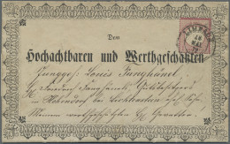 Deutsches Reich - Brustschild: 1872, Tadellos Erhaltener Taufpaten-Zierbrief Aus - Cartas & Documentos