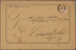 Deutsches Reich - Brustschild: 1874, Großer Schild ½ Gr. Orange Als Portogerecht - Lettres & Documents