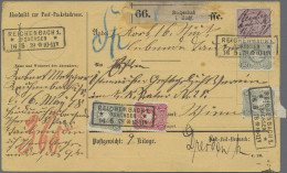 Deutsches Reich - Pfennige: 1878, Innendienstmarke 2 Mark Violettpurpur Mit Vorg - Cartas & Documentos