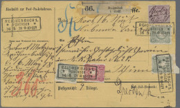 Deutsches Reich - Pfennige: 1878, Innendienstmarke 2 Mark Violettpurpur Mit Vorg - Storia Postale