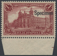 Deutsches Reich - Germania: 1900, 1 M. Reichspost In Der Guten Farbvariante Dunk - Neufs