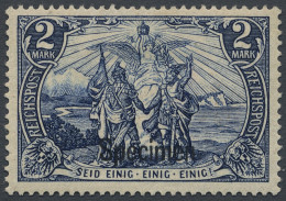 Deutsches Reich - Germania: 1900, 2 M. Reichspost Schwärzlichviolettultramarin I - Neufs