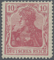 Deutsches Reich - Germania: 1902, 10 Pfg Rot, Sog. "Chemnitzer Postfälschung", U - Nuevos