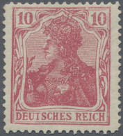 Deutsches Reich - Germania: 1902, 10 Pfg Rot, Sog. "Chemnitzer Postfälschung", U - Unused Stamps