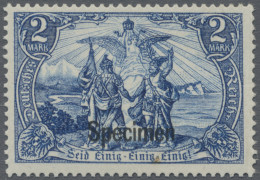 Deutsches Reich - Germania: 1902, 2 M Nord Und Süd, Schwarzblau, Gotische Inschr - Ongebruikt