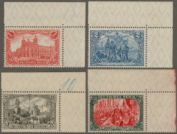 Deutsches Reich - Germania: 1905, Germania Friedensdruck, 1 Mark Bis 5 Mark Je A - Nuevos
