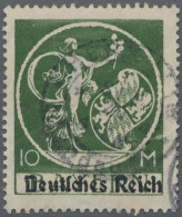 Deutsches Reich - Inflation: 1920, 10 M Abschiedsserie Von Bayern Mit Aufdruck D - Oblitérés