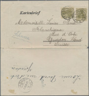 Deutsches Reich - Inflation: 1921, 60 Pfg. Germania Oliv, Steindruck Ohne Wasser - Covers & Documents