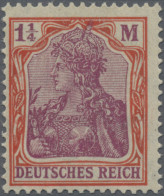 Deutsches Reich - Inflation: 1920, 1 1/4 M. Orangerot, Mit Wasserzeichenabart (V - Nuovi