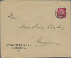 Deutsches Reich - Inflation: 1922, Arbeiter Wz.Rauten 80 Pfg. Rot Als Portogerec - Cartas & Documentos