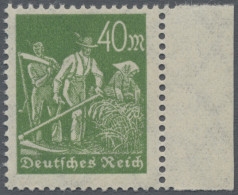 Deutsches Reich - Inflation: 1923, 40 M Schnitter In Seltener Farbe Grünlicholiv - Nuovi