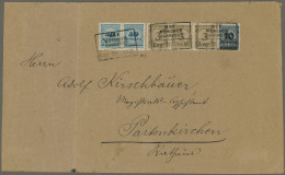 Deutsches Reich - Inflation: 1924, 50 Mrd. Mark Gezähnt Im Waagerechten Paar, 10 - Cartas & Documentos