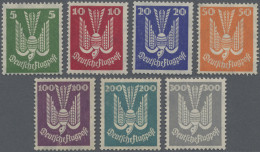 Deutsches Reich - Weimar: 1924, FLUGPOSTMARKEN Holztaube 5 Pf - 300 Pf, Komplett - Ongebruikt