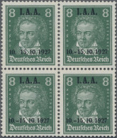 Deutsches Reich - Weimar: 1927, IAA 8 Pfg. Schwarzopalgrün, Einwandfrei Postfris - Unused Stamps