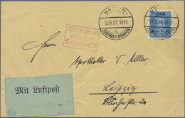 Deutsches Reich - Weimar: 1927, 25 Pfg. I.A.A. Als Portogerechte Einzelfrankatur - Covers & Documents