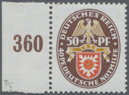 Deutsches Reich - Weimar: 1929, 50 + 40 Pf Nothilfe, Wappen Von Schaumburg Lippe - Nuovi