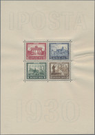 Deutsches Reich - Weimar: 1930, IPOSTA-Block Postfrisch, Laut FFA Dr.Oechsner/BP - Neufs